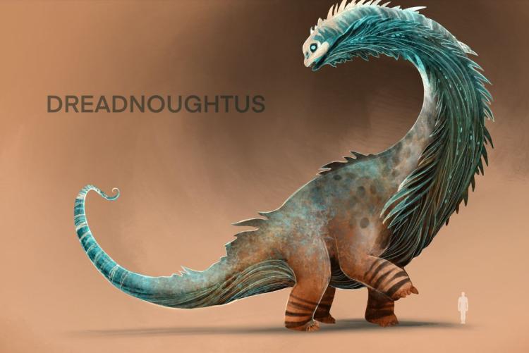 Dreadnoughtus - Art by RiskyBiscuits