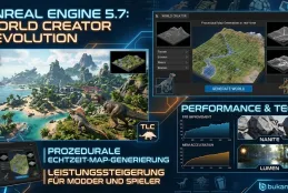 Unreal 5.7 und World Creator - KI generierte Bild